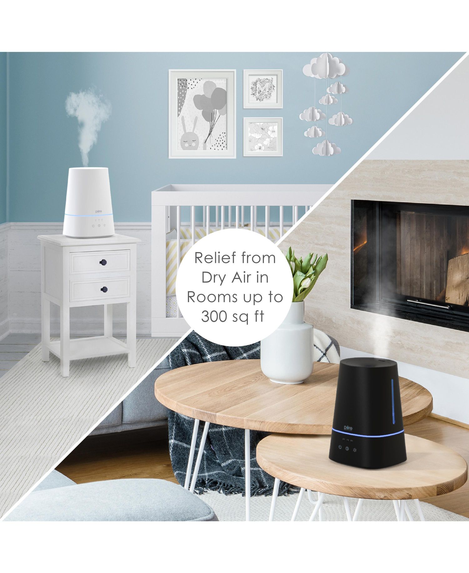 Hume Max Top Fill Humidifier - White