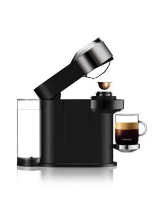 Vertuo Next Deluxe Coffee and Espresso Machine by Breville, Dark Chrome with Aeroccino Milk Frother