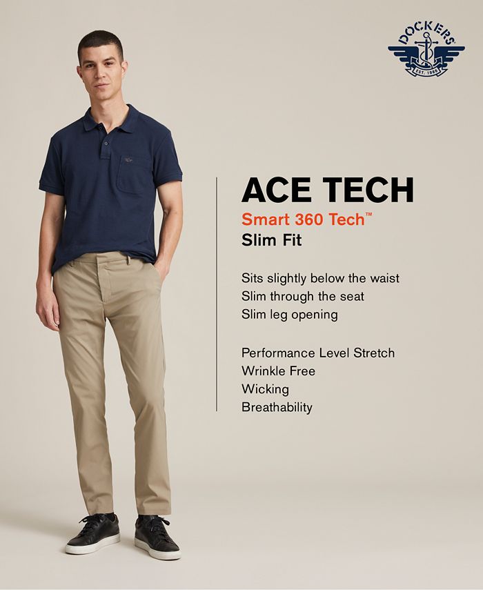 Dockers Men's Ace Tech Slim Fit Pants Macy's