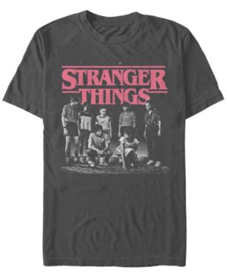 Fifth Sun Stranger Things Men's Faded Cast Poster Short Sleeve T-Shirt ...