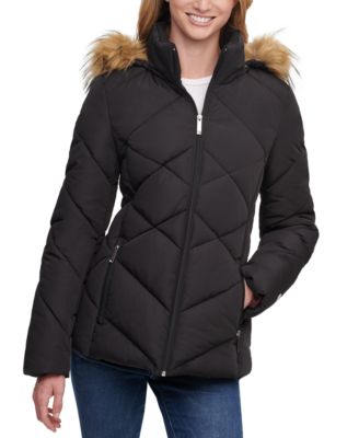 black tommy hilfiger coat womens