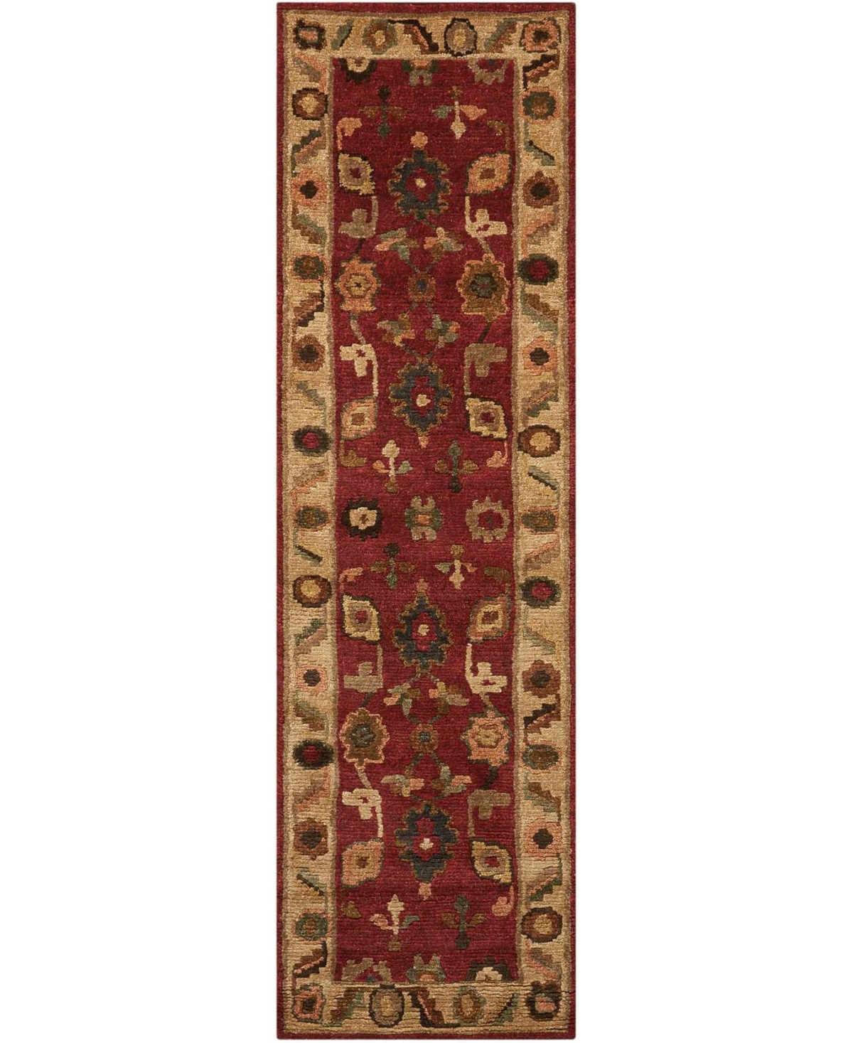Nourison Home Tahoe TA08 Red 2'3in x 8' Runner Rug - Red