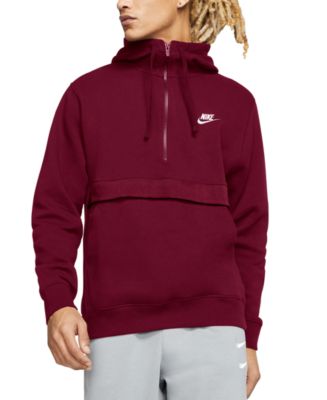 Nike Men's Club Fleece Colorblocked Half-Zip Hoodie - Macy's