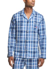 폴로 랄프로렌 파자마 탑 Polo Ralph Lauren Mens Plaid Woven Pajama Top,Monroe Plaid