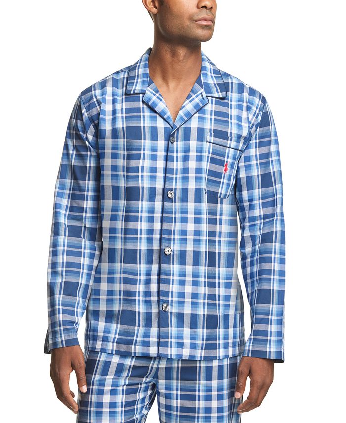 Polo Ralph Lauren Men's Plaid Woven Pajama Top & Reviews - Pajamas & Robes  - Men - Macy's
