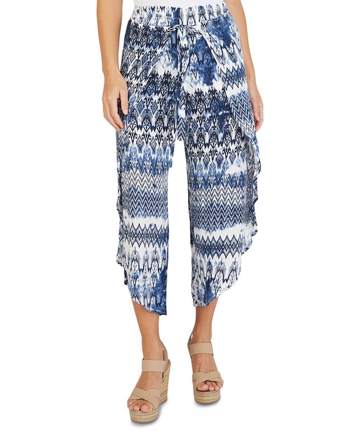 BCX Juniors' Cropped Wrap Pants Macy's