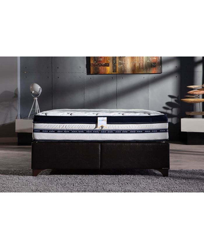 Hudson Biorytmic Memory Foam Eurotop Mattress Queen Macy's