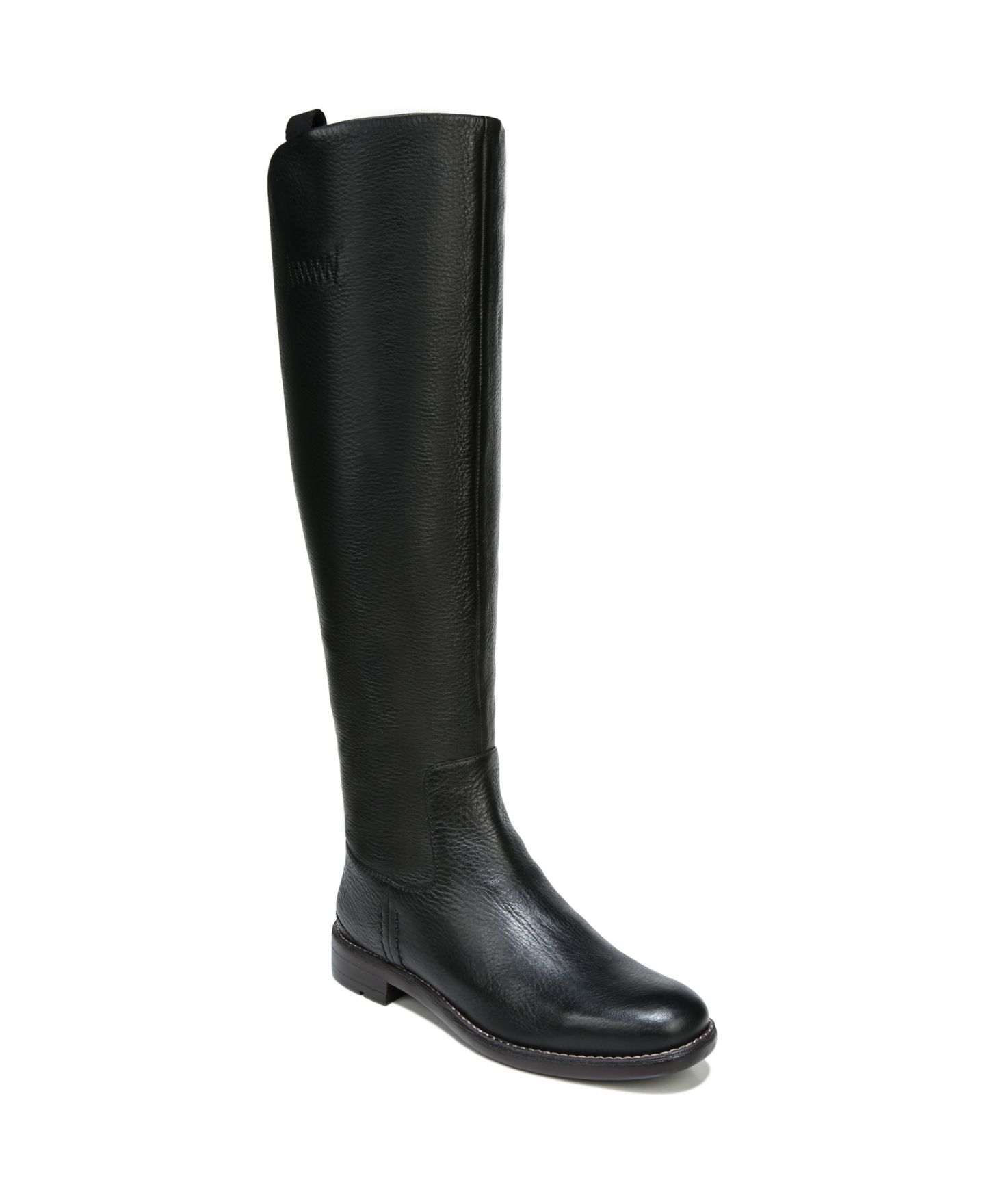 Женские ботинки Franco Sarto Meyer Knee High Riding, цвет: Чёрный кожаный — фото 1