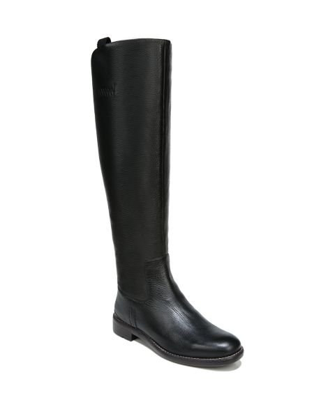 Женские ботинки Franco Sarto Meyer Knee High Riding, цвет: Чёрный кожаный