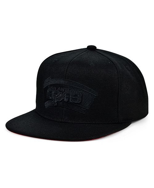 Mitchell Ness San Antonio Spurs Hwc Under The Black Snapback Cap Reviews Sports Fan Shop By Lids Men Macy S