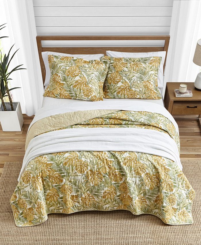 Tommy Bahama Home Tommy Bahama Newland Forest Yellow Reversible 2Piece