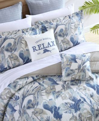 Tommy Bahama Home Tommy Bahama Raw Coast Queen Comforter Bonus Set - Macy's