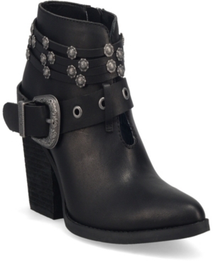 image of Dingo Women-s Born to Run Leather Bootie Women-s Shoes