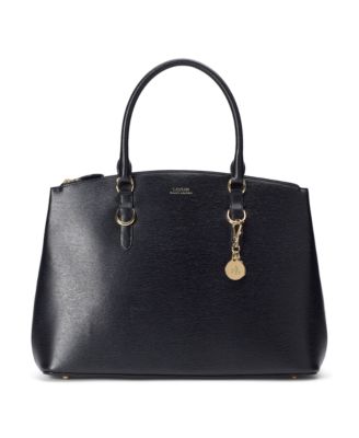 lauren ralph lauren saffiano leather satchel