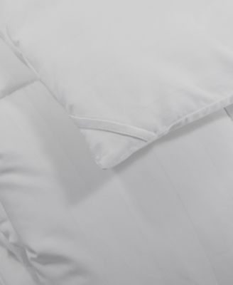 Martha Stewart Collection Allergy Wise Down-Alternative Dobby Stripe Comforter, King, Created For Macy's