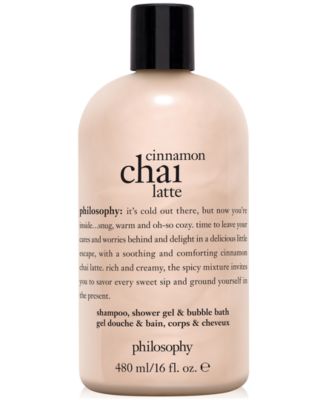 referentie Alsjeblieft kijk Laster philosophy Cinnamon Chai Latte Shampoo, Shower Gel & Bubble Bath, 16-oz. &  Reviews - Skin Care - Beauty - Macy's