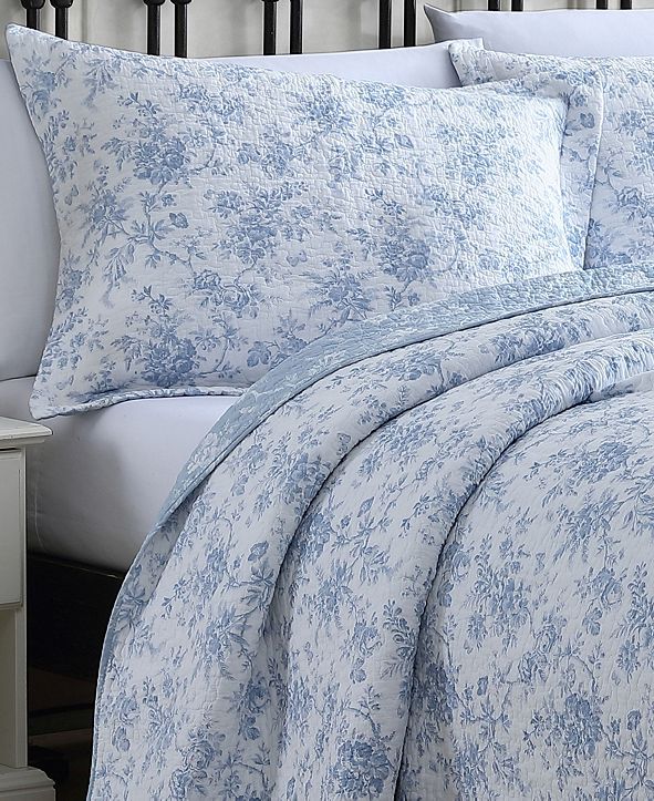 Laura Ashley Walled Garden Twin Quilt Set & Reviews Quilts
