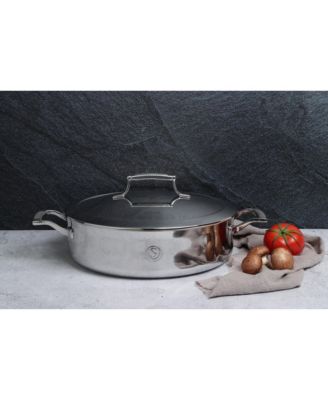 Voyage Series Tri-Ply Stainless Steel 5-Qt. Sauteuse