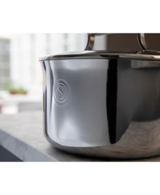 Voyage Series Tri-Ply Stainless Steel 2-Qt. Chef's Pan with Lid 