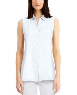 charter club sleeveless blouse