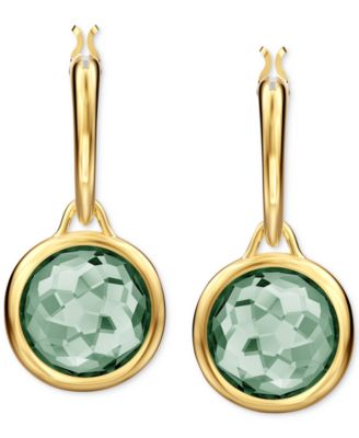 Swarovski - Crystal Bezel Drop Earrings