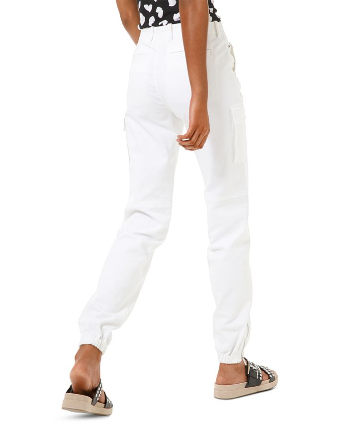 Michael Kors White Cargo Jeans - Macy's