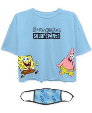 Fan Favorite Spongebob Squarepants Rainbow Logo Girls T Shirt Fandom Shop - spongebob t shirt roblox free