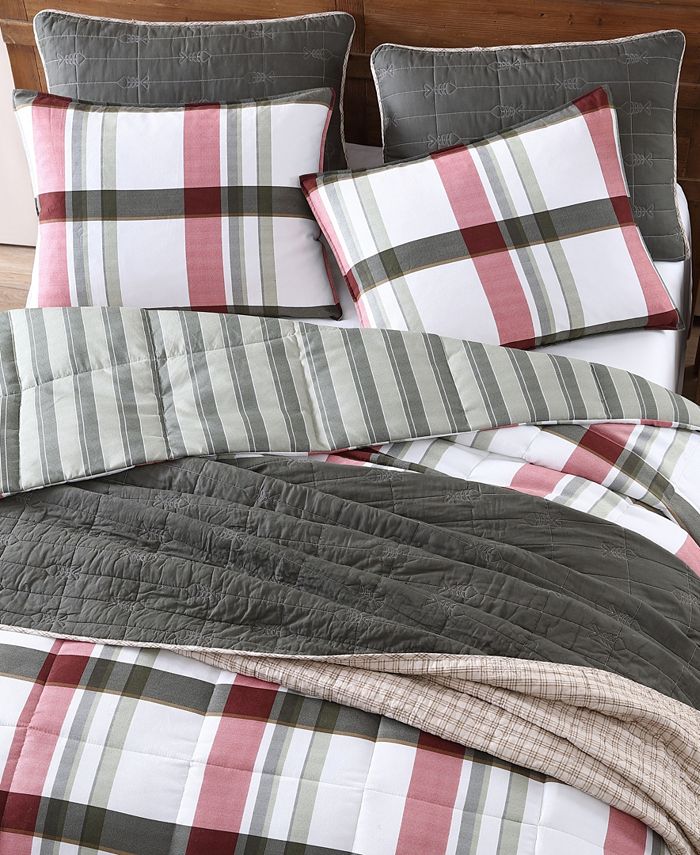 Eddie Bauer Stanton Plaid Full/Queen Comforter Set Macy's