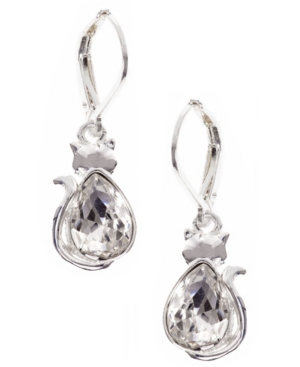 image of Pet Friends Jewelry Cat Stone Drop Earring