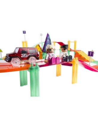 124 Piece Ultimate Magnetic Racing Set 
