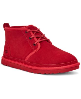 red ugg style boots
