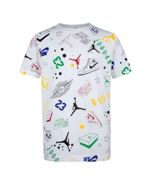 image of Jordan Big Boys Jumpman Logo Printed T-shirt
