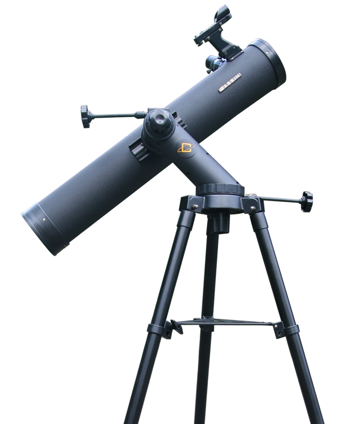 Shop Cassini 1100mm X 102mm Astronomical Tracker Mount Telescope Kit With Color Filter Wheel In Black