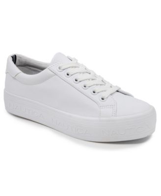 nautica white sneakers womens