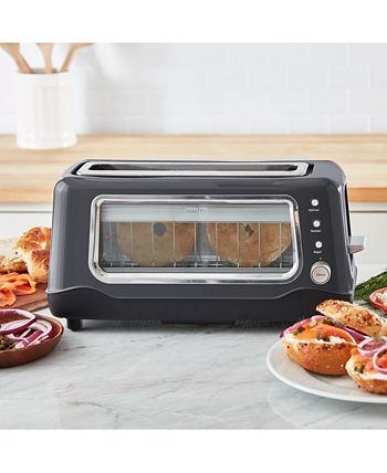 Dash - Clear View Toaster, Gray