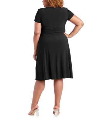 Plus Size Cascade Dress