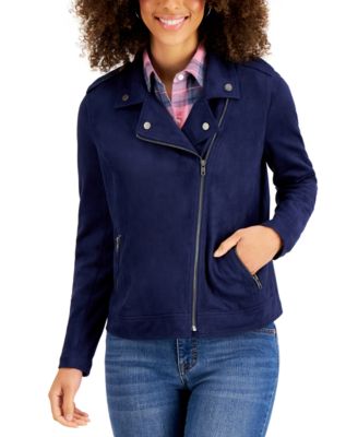 macys faux suede jacket