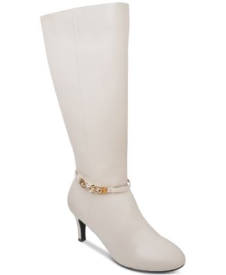 Wide Calf White Women's Boots - Macy's