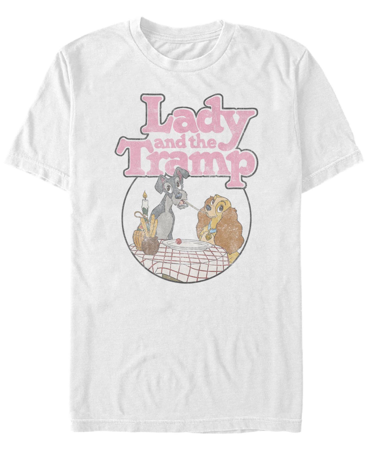 Мужская футболка Fifth Sun Lady And The Tramp Short Sleeve, цвет: Белый — фото 1