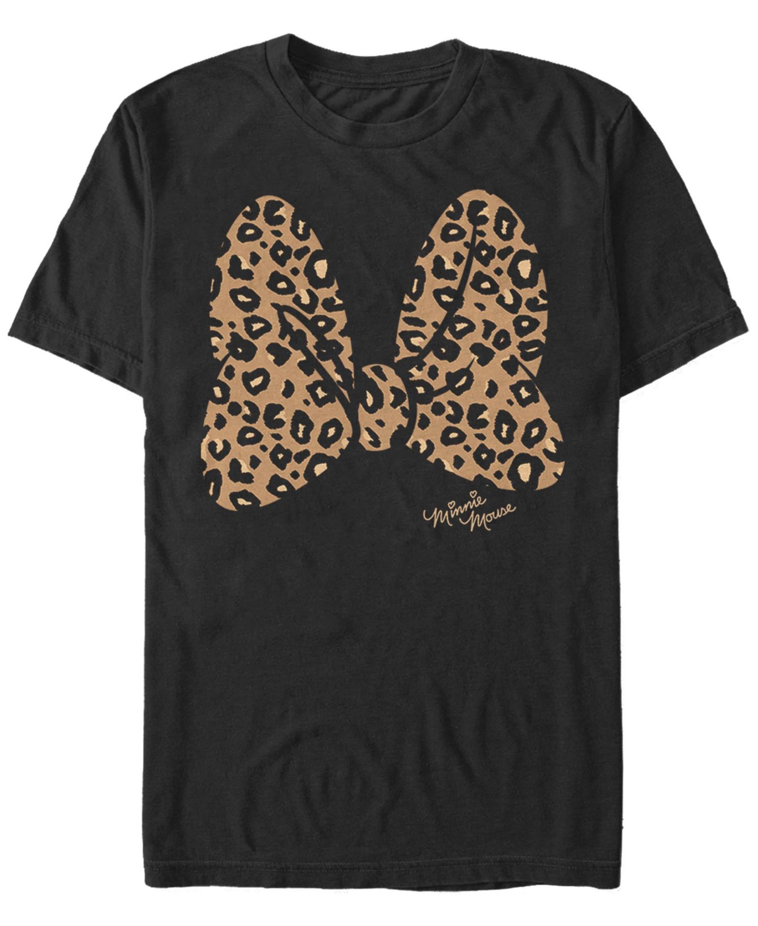 Men's Animal Print Bow Short Sleeve T-Shirt