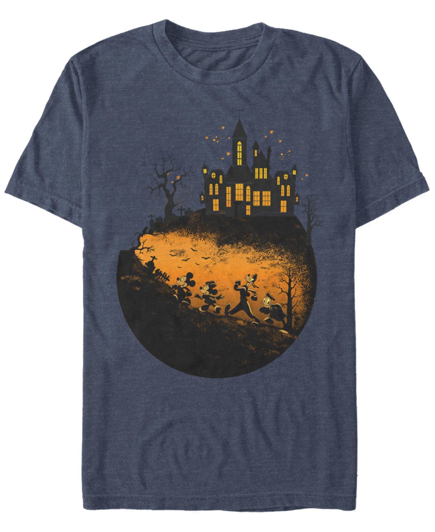 Мужская футболка Fifth Sun Mickeys Halloween Short Sleeve, цвет: Тёмно-синий — фото 1