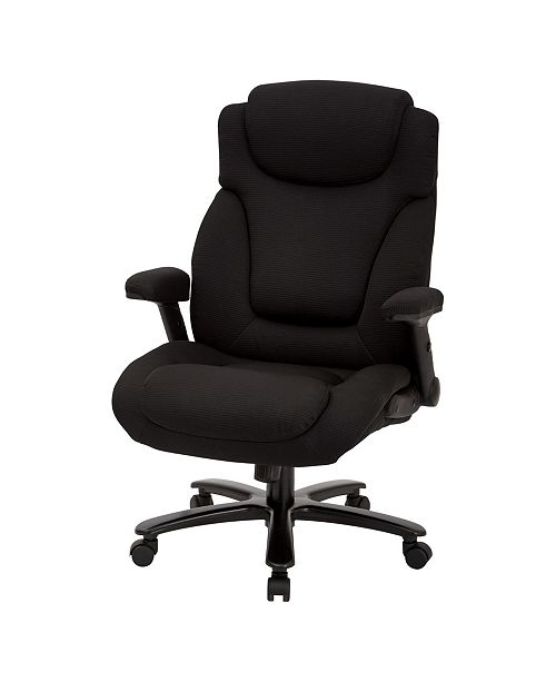 Osp Home Furnishings Big And Tall Deluxe High Back Executive Office Chair Reviews Furniture Macy S
