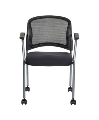 Titanium Finish Visitors Office Chair