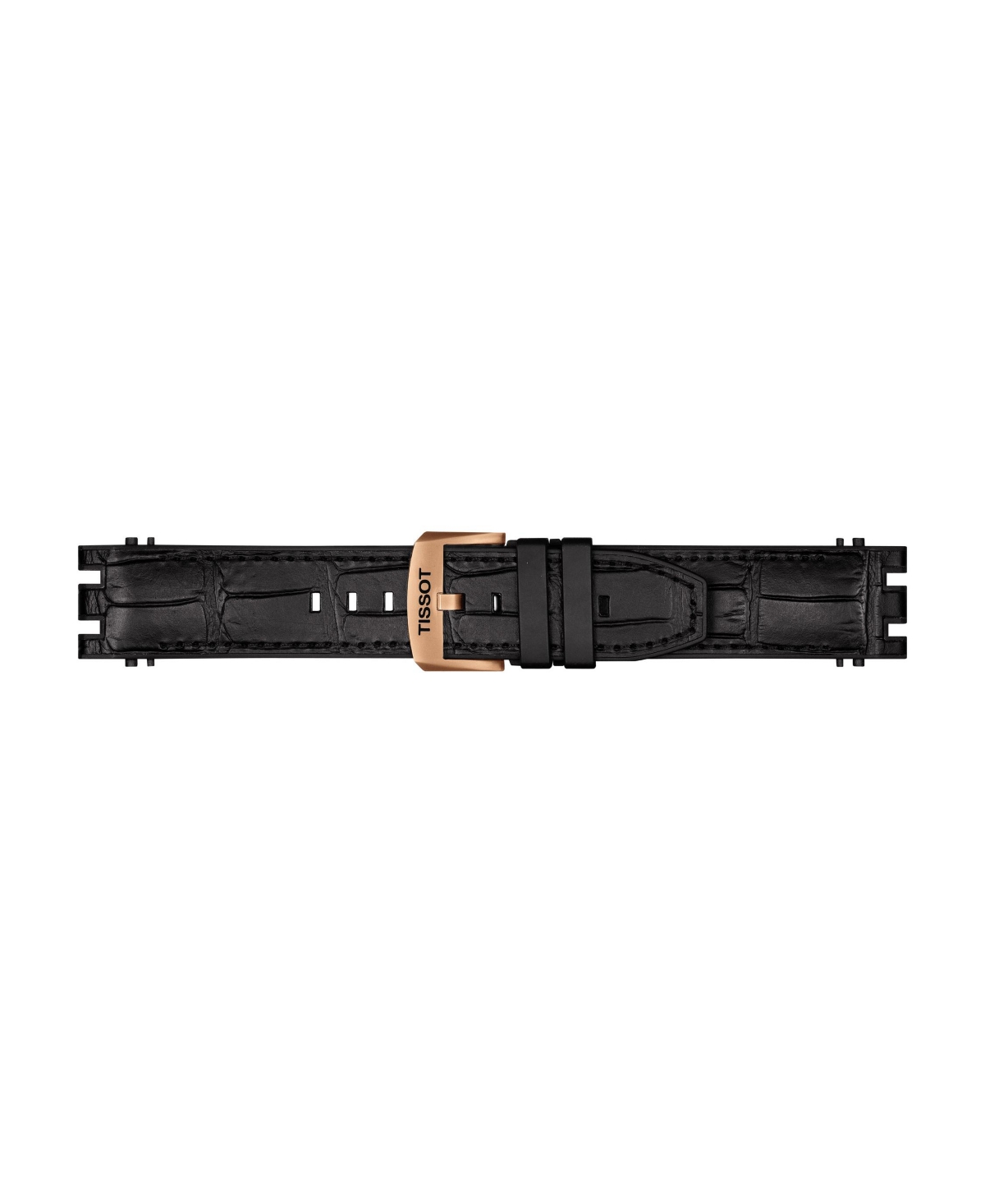 Shop Tissot Men's Swiss Automatic Chronograph T-race Black Rubber Strap Watch 48.8mm