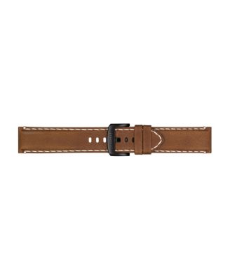 Men's Swiss Chronograph Supersport T-Sport Brown Leather Strap Watch 46mm