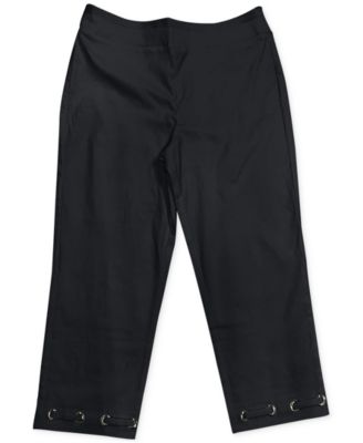 tummy control black dress pants