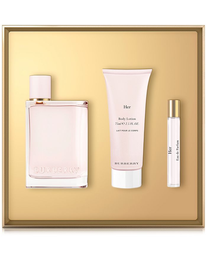 Burberry 3-Pc. Her Eau de Parfum Gift Set & Reviews - Perfume - Beauty -  Macy's