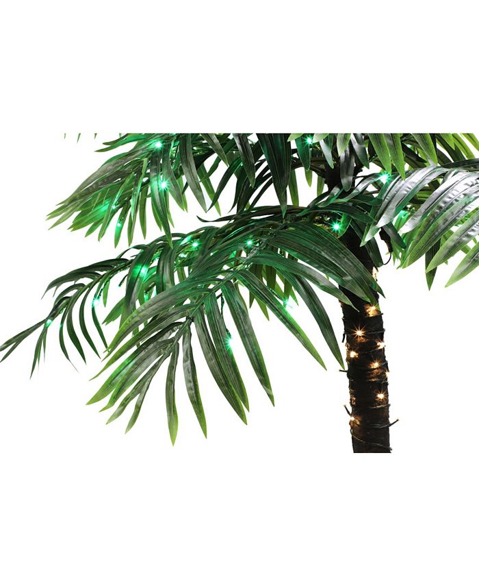 Puleo 8" PreLit Palm Tree Macy's