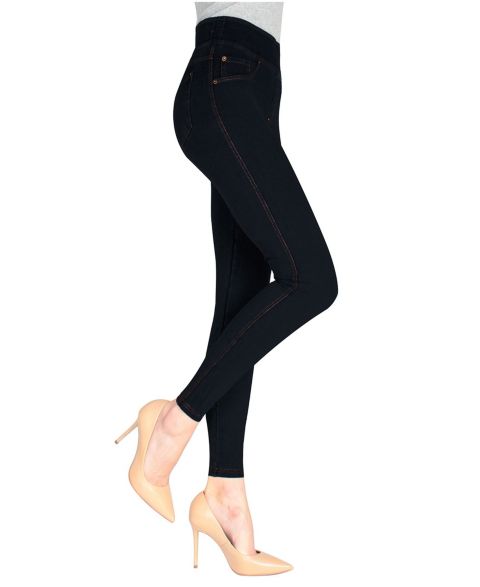 Женские джинсы MeMoi Denim Shaping Jean, цвет: Чёрный