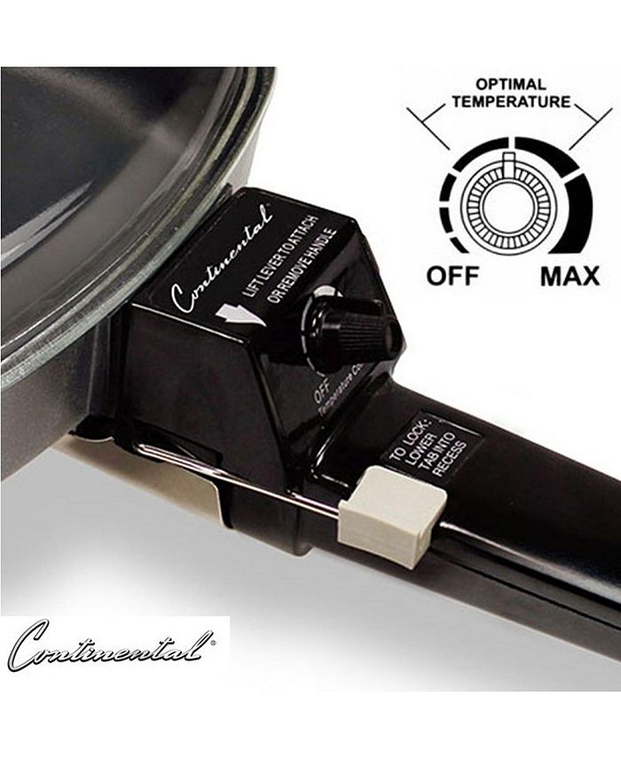 Continental 6" Nonstick Electric Skillet Macy